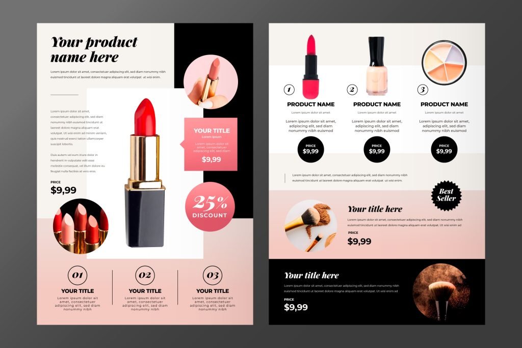 Beauty Product Catalogue Printing In Delhi