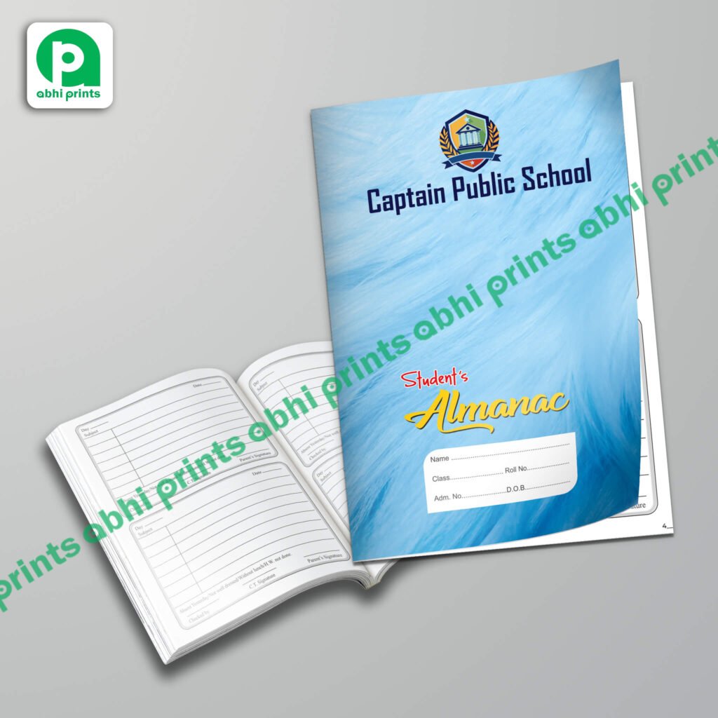 school diary printing service