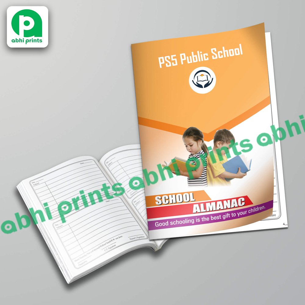 school diary printing service